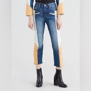 Levi's 501 Moto Cropped Jeans (Show Teeth) Women's Size 26 x 28